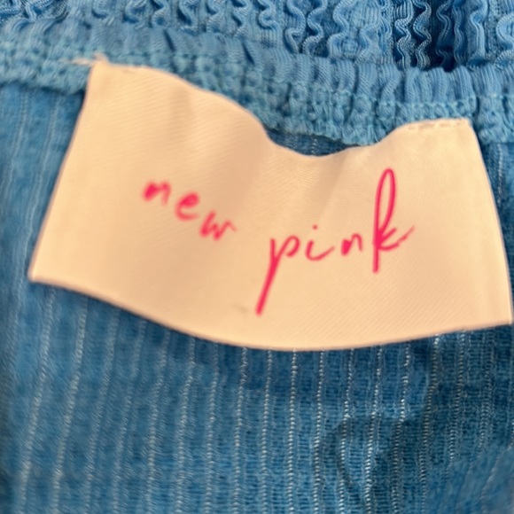 New Pink mini dress in tourquoise - Picture 4 of 4